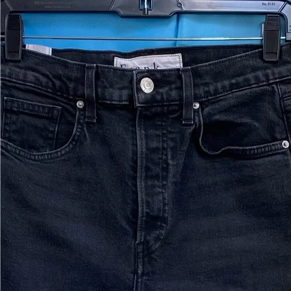 Frank & Eileen MONAGHAN Mom Jean Italian Vintage Denim Size: 28 Black Wash - Picture 5 of 16